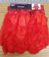 Red petticoat small/medium women
