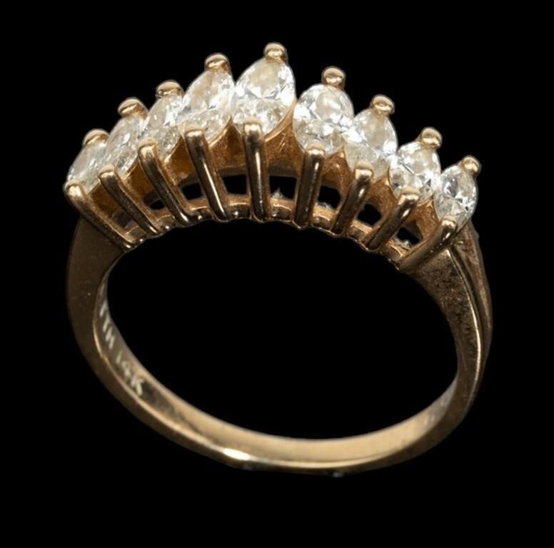 Jewelry 14kt Yellow Gold Diamond Ring