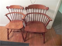 2 Tell City Maple Chairs