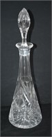Large Crystal Decanter 15"