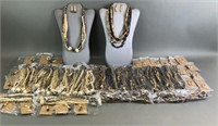 Earth Tone Necklace & Earring Sets- 24 total