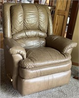 Leather Manual Recliner Chair