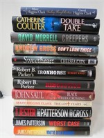 13 Hard Cover Novels--Patterson, Cain, Coulter &