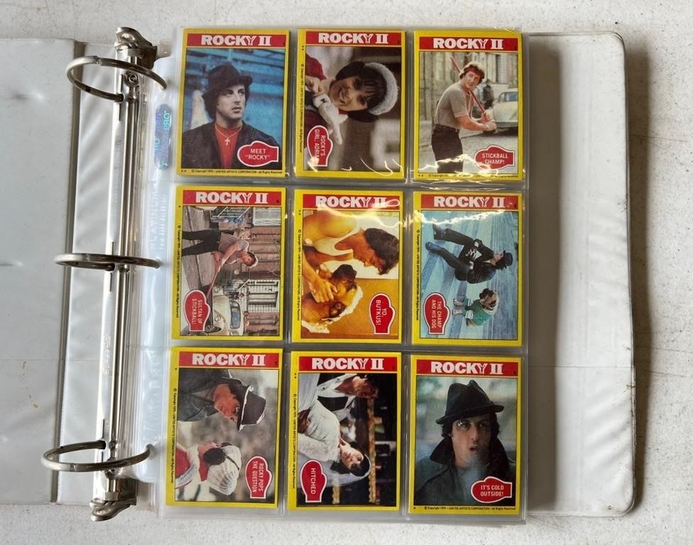 Rocky-album of trading cards