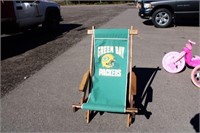 Packers folding yard chair