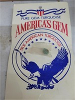 America's gem pure turquoise nugget