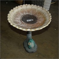 Weighted Plastic Bird Bath