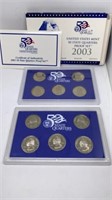 2003 & 2004 US Mint State Quarters Proof Sets