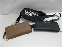 Two Michael Kors Wallets & A Fanny Pack