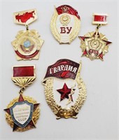 (N) CCCP Soviet Military Badges