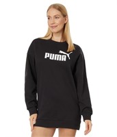 PUMA Women's Essentials Logo Crew Fleece Dress