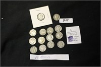 14 X $ MERCURY DIMES