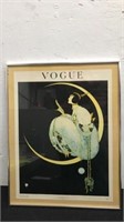 Vintage 1917 Vogue Framed Art