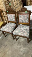 Vintage Victorian chairs