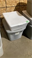 Two storage tubs