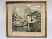 Paul Emile Lecomte hand signed & numbered