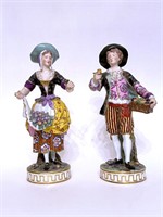 Late 18th Century Derby Porcelain Figurines