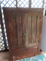 Antique Cupboard w/Drop Front Storage 37x17x58