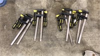 6 ADJUSTABLE BAR CLAMPS