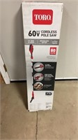 Toro 60V Pole Saw w/ Battery and Charger ( in box)