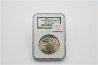 1923 Peace Silver Dollar (Graded MS63)