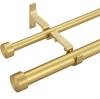 DOUBLE CURTAIN RODS FOR WINDOWS (MINIMUM 15 INCH)