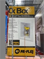 Ox Box Gas Valve Outlet Box