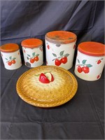 Pie plate & Canister Set