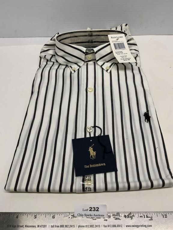 New Ralph Lauren Men’s Dress Shirt Long Sleeves