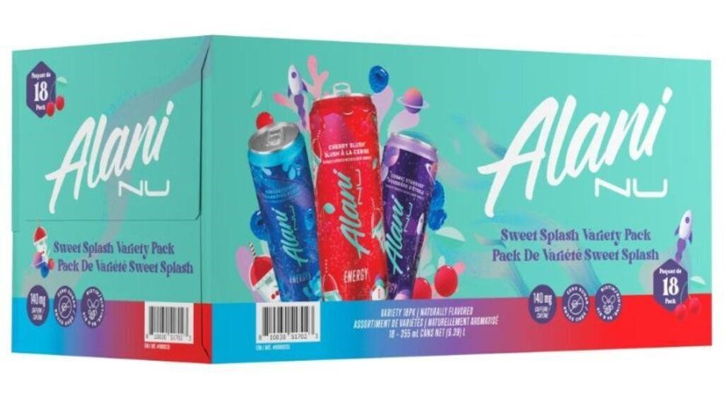 18-Pk Alani Nu Energy Drink Variety, 355ml