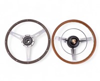 Vintage Wood Porsche Steering Wheels (2)
