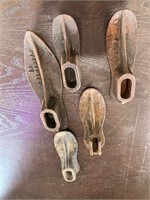 Vintage Cast Iron Shoe Cobbler Forms Metal Mold