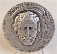 James A.M. Whistler Great American Silver Medal