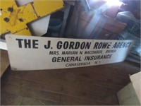THE J GORDON ROWE AGENCY GENERAL INSURANCE