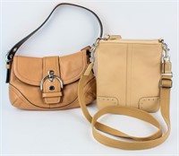 Pair Coach Handbag and Messenger Purse