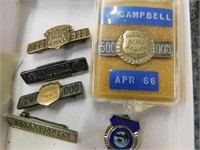 Indiana State Police pins: 350,000 - 500,000 -