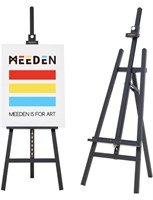 MEEDEN ADJUSTABLE WOOD EASEL HOLDS CANVASES UP TO