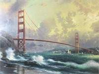 Thomas Kinkade San Francisco Giclee On Canvas