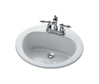 W7093  Bootz Self Rimming Bathroom Sink