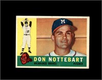 1960 Topps #351 Don Nottebart EX to EX-MT+