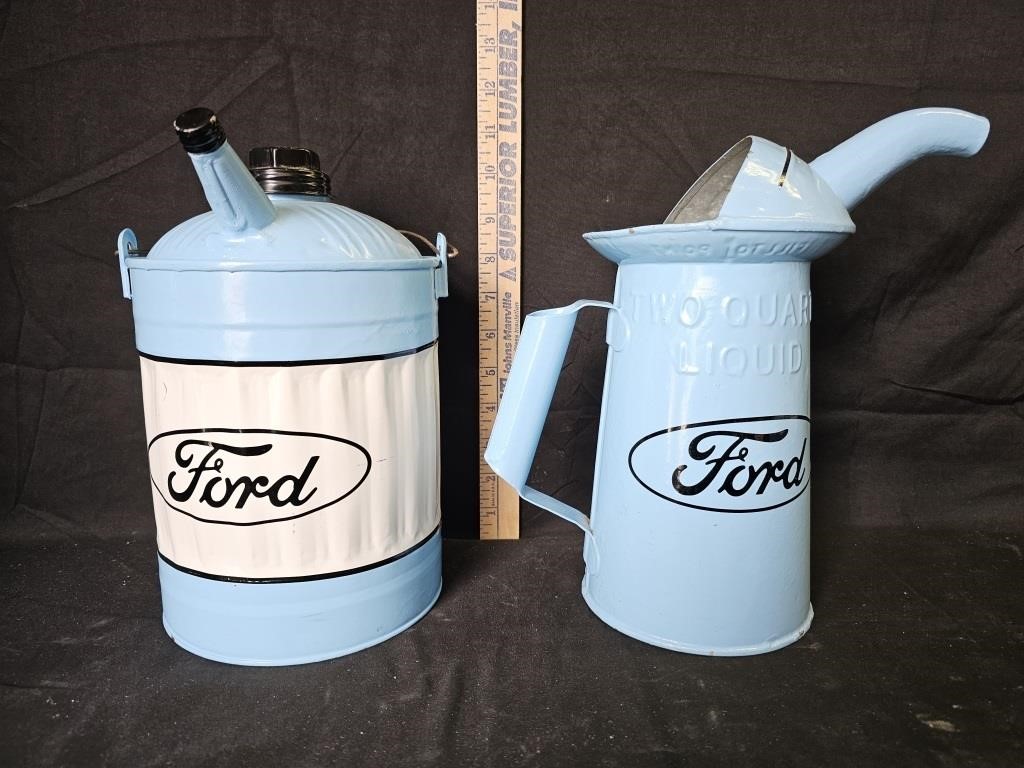 Vintage Ford Oil & Gas Can