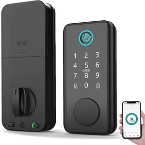 NEW $86 Fingerprint Keyless Door Lock Keypad