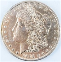 Coin 1901-S  Morgan Silver Dollar Gem Key!