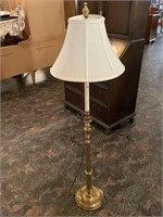 Brass floor lamp