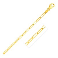 14k Gold Paperclip Chain