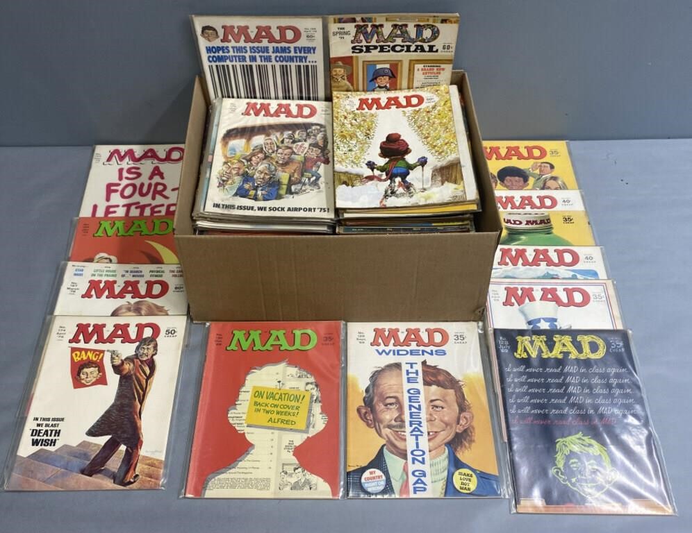 84+\- 1960’s-70’s Mad Magazine Books Lot