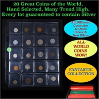 20 Great Coins of the World, hand selected, many t