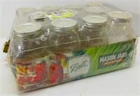 11 Count  Quart Canning Jars