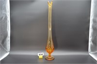 20" slender vintage pedestal swung vase