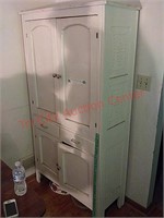 Antique pie cabinet / cupboard 37 w x 71 t x 16 d